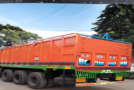 40ft Semi Low Bed Trailer 54T